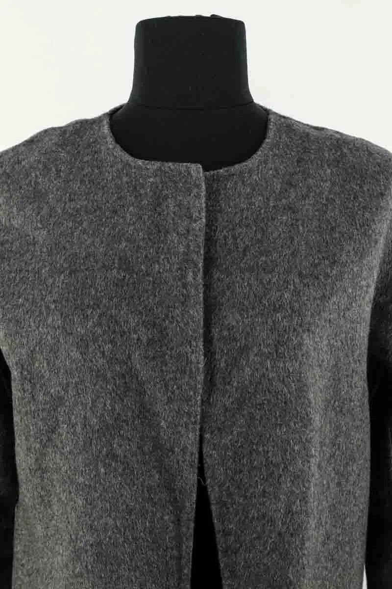 Manteau Eric Bompard Gris en Cachemire