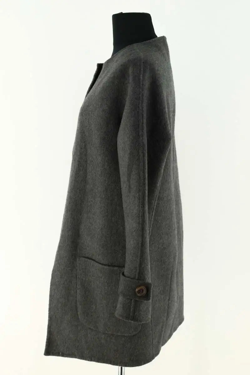 Manteau Eric Bompard Gris en Cachemire