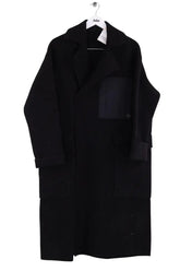 Manteau Etudes Noir en Laine, taille M - Seconde Main
