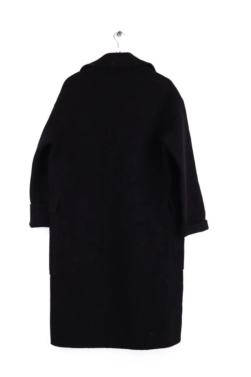 Manteau Etudes Noir en Laine