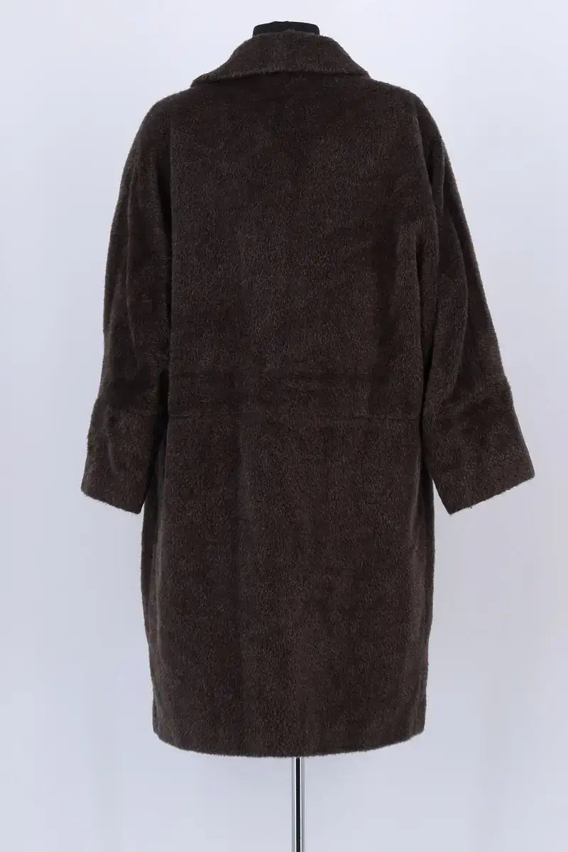 Manteau Georges Rech Marron en Laine