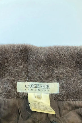 Manteau Georges Rech Marron en Laine
