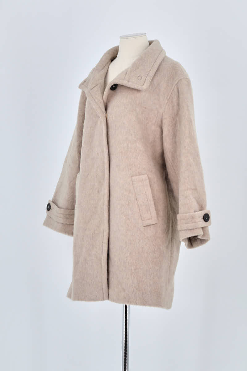 Manteau Gerard Darel Beige en Laine