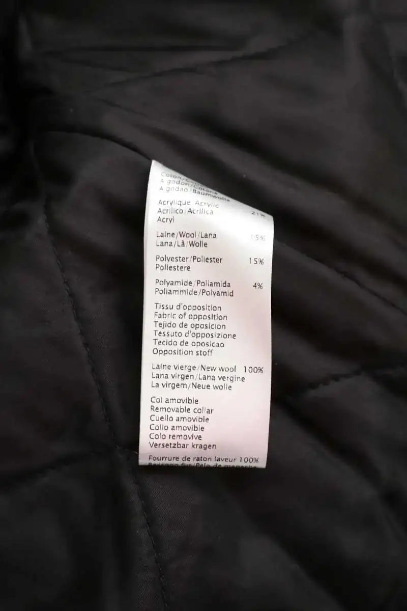 Manteau Gerard Darel Noir en Coton