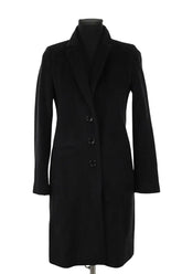 Manteau Gerard Darel Noir en Laine, taille S - Seconde Main