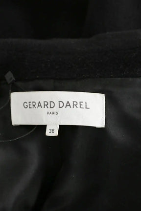 Manteau Gerard Darel Noir en Laine