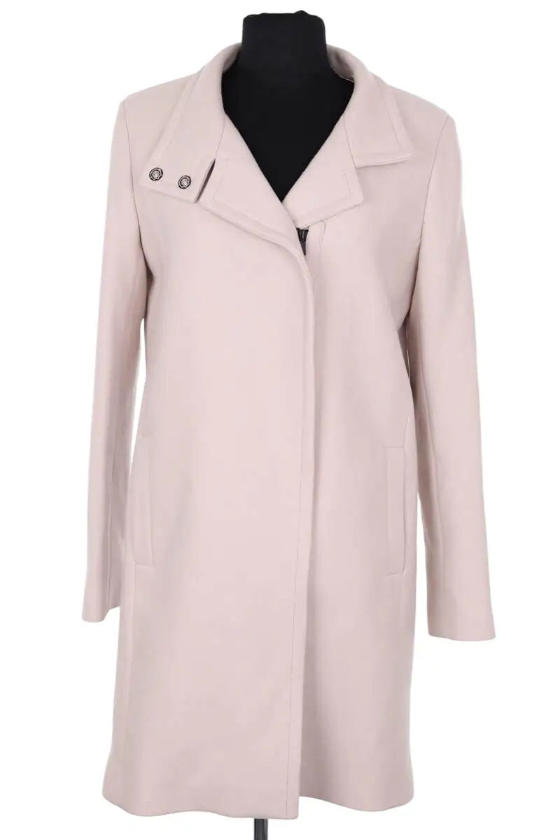 Manteau Gerard Darel Rose en Laine, taille M - Seconde Main