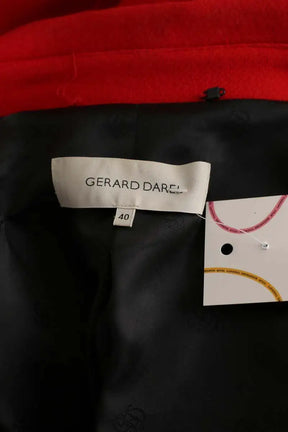 Manteau Gerard Darel Rouge en Laine