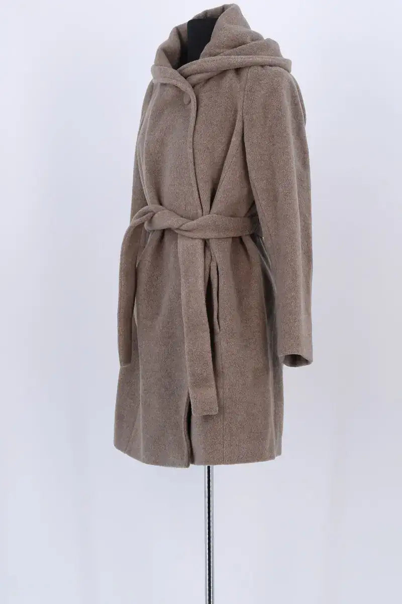 Manteau Gerard Darel Taupe en Laine