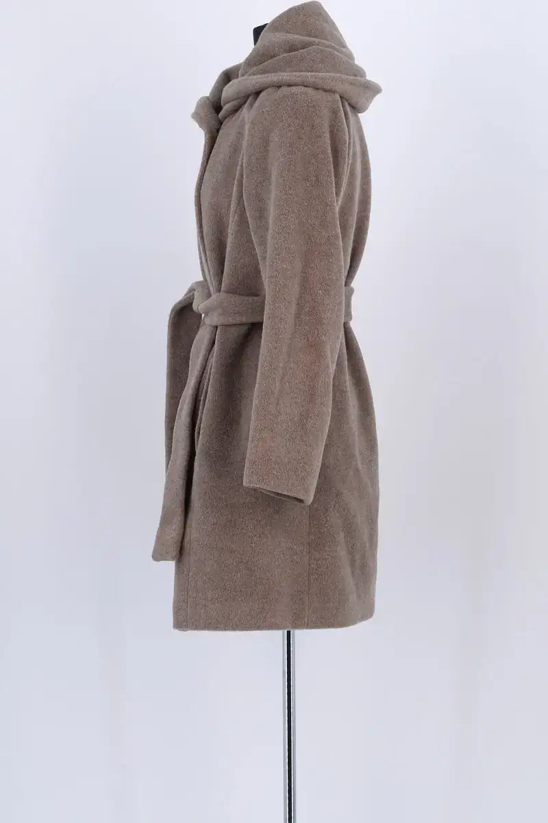 Manteau Gerard Darel Taupe en Laine