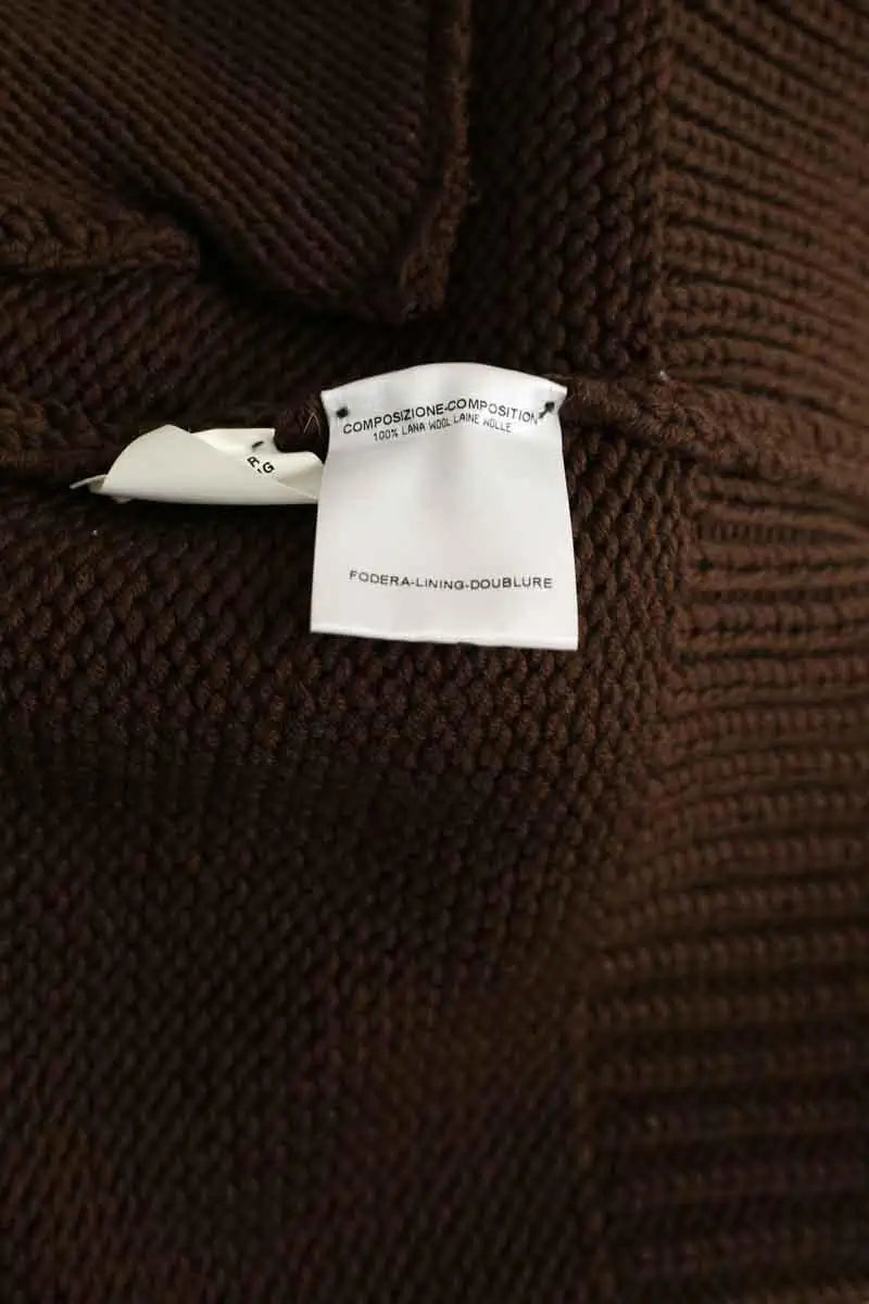 Manteau Gucci Marron en Laine