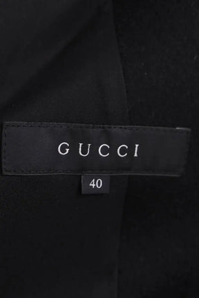 Manteau Gucci Noir en Laine
