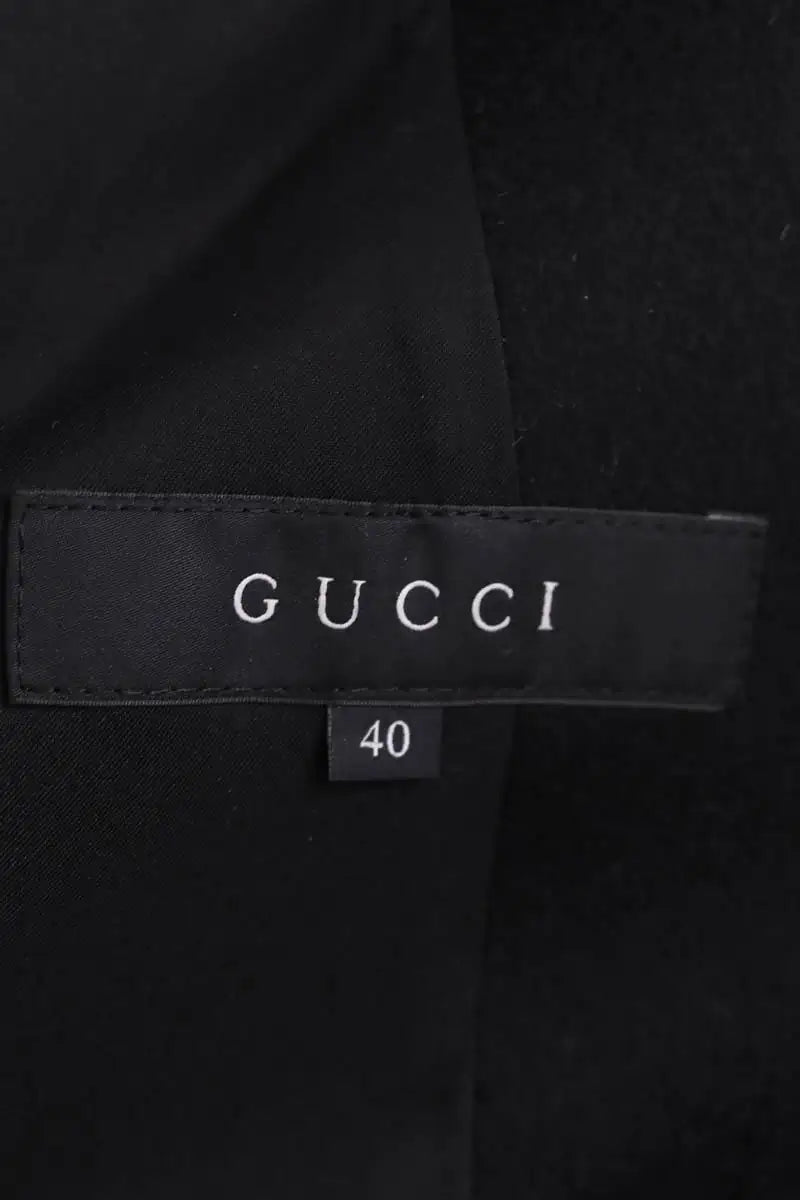 Manteau Gucci Noir en Laine