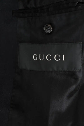 Manteau Gucci Noir en Laine