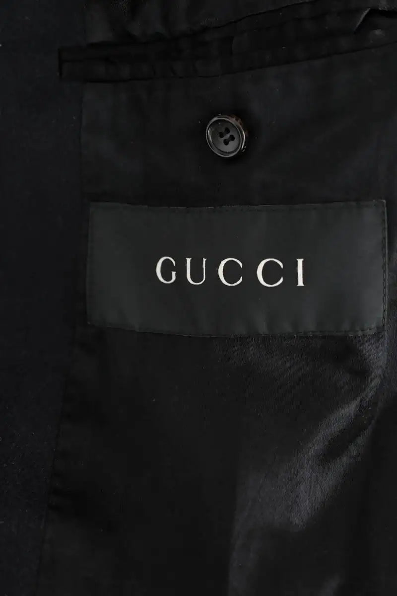 Manteau Gucci Noir en Laine