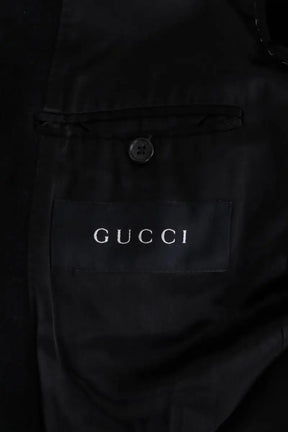 Manteau Gucci Noir en Laine