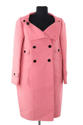 Manteau Gucci Rose en Soie, taille M - Seconde Main