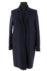 Manteau Harris Wharf London Marine en Laine, taille S - Seconde Main