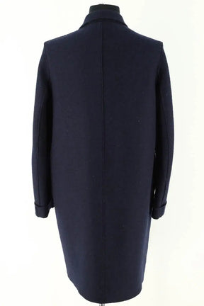 Manteau Harris Wharf London Marine en Laine
