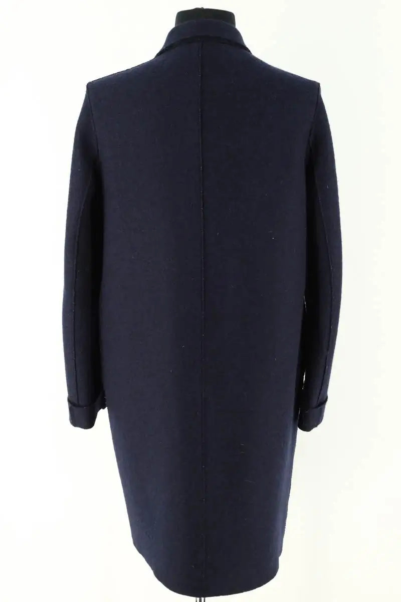 Manteau Harris Wharf London Marine en Laine