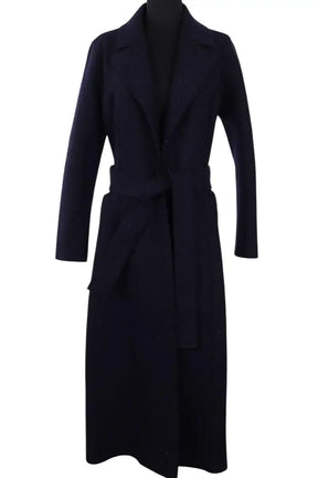 Manteau Harris Wharf London Marine en Laine, taille S - Seconde Main