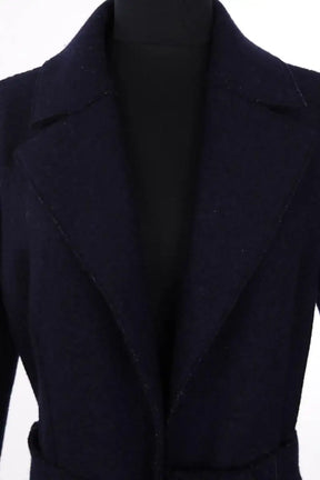 Manteau Harris Wharf London Marine en Laine