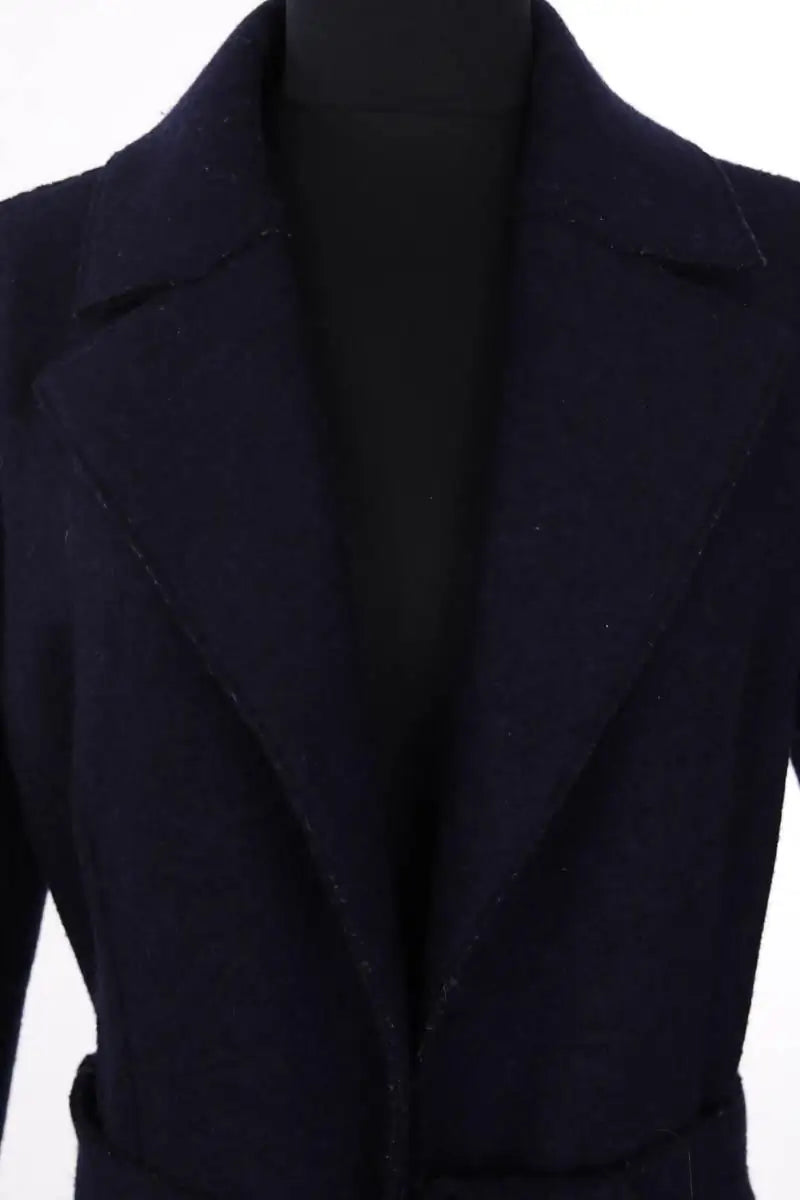 Manteau Harris Wharf London Marine en Laine