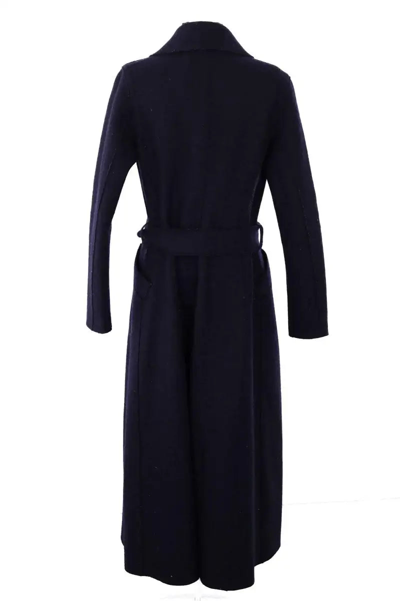 Manteau Harris Wharf London Marine en Laine