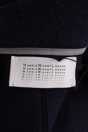 Manteau Harris Wharf London Marine en Laine