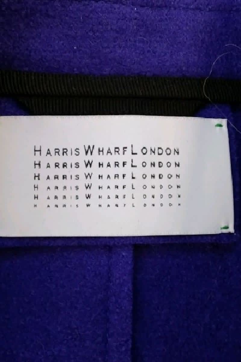Manteau Harris Wharf London Violet en Laine