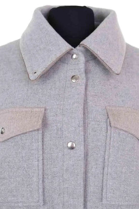 Manteau Heimstone Gris en Laine