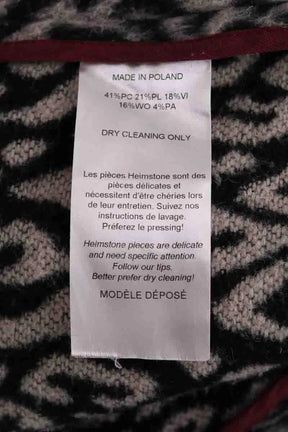 Manteau Heimstone Noir en Synthétique