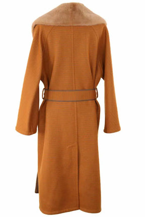 Manteau Hermès Camel en Cachemire