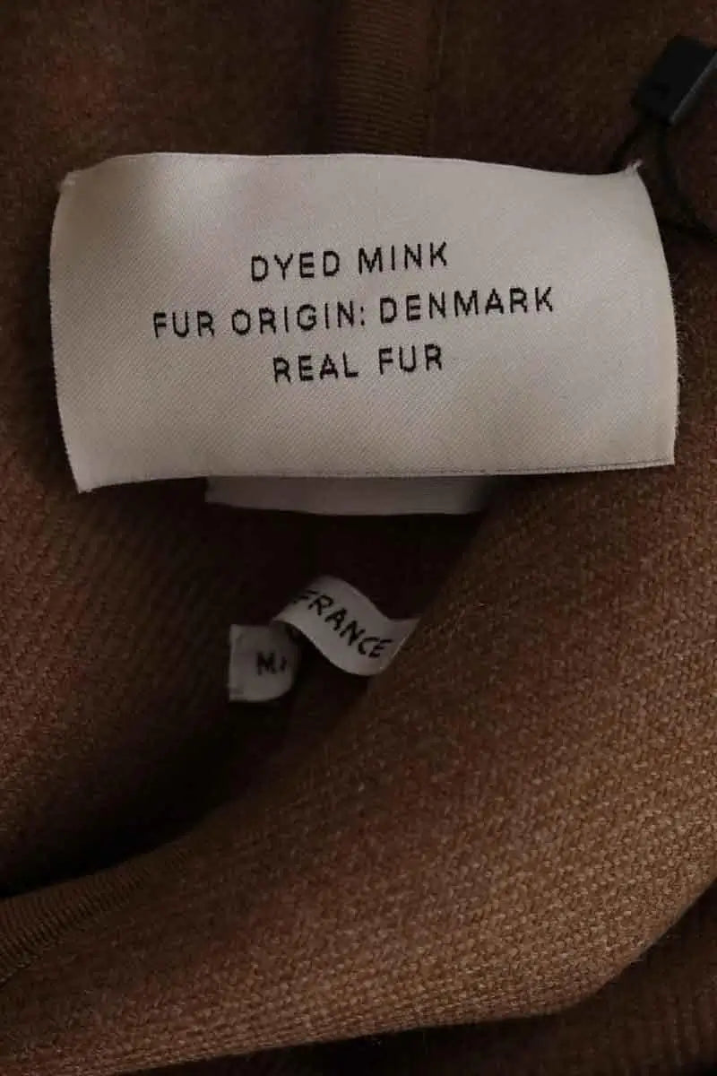 Manteau Hermès Camel en Cachemire