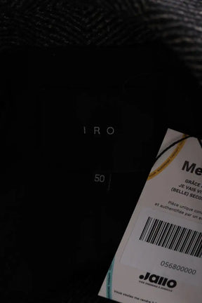 Manteau Iro Anthracite en Lin
