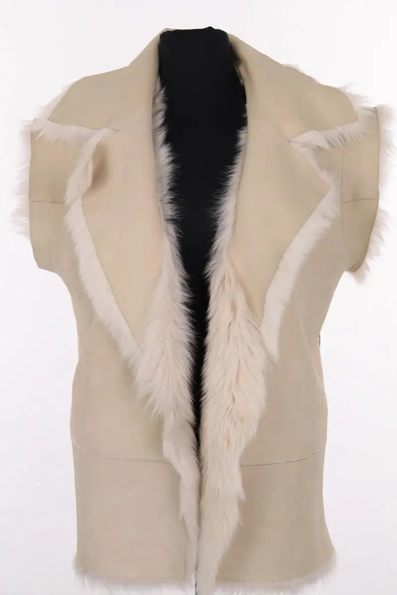 Manteau Iro Beige en Laine