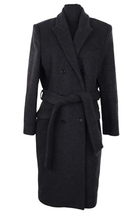 Manteau Iro Gris en Laine, taille M - Seconde Main