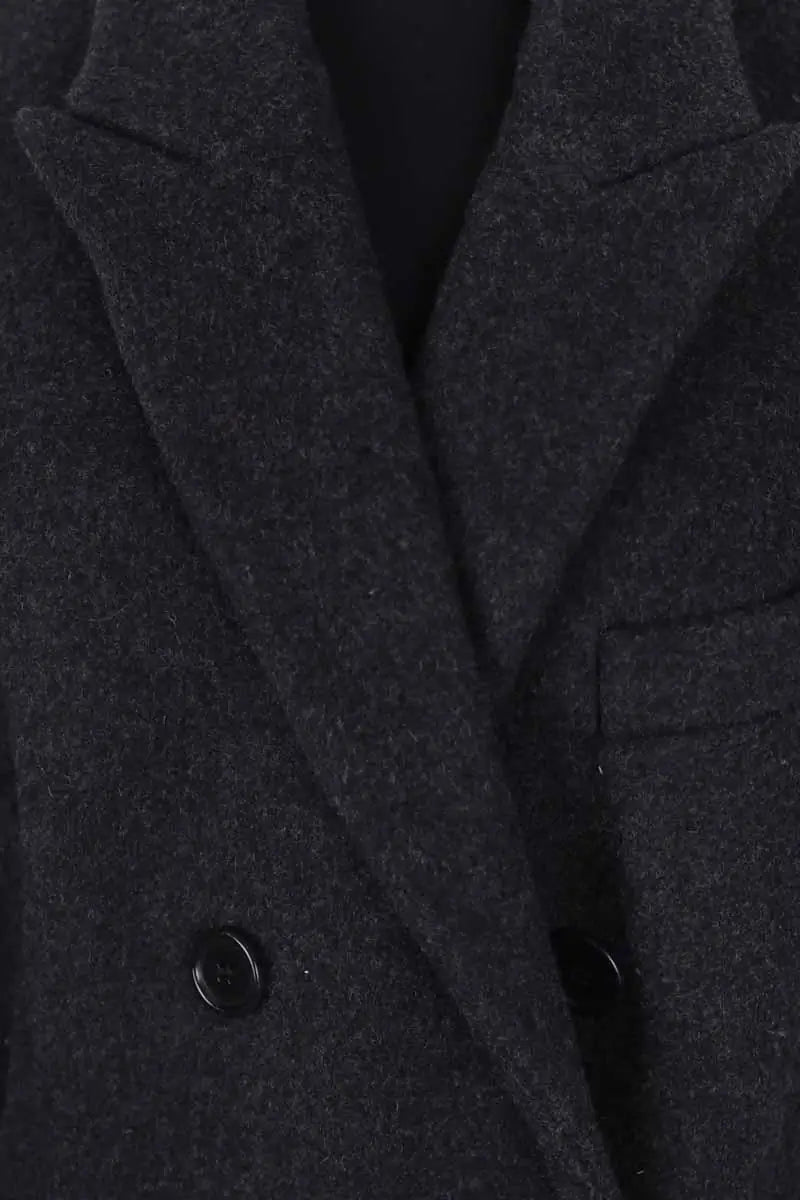 Manteau Iro Gris en Laine