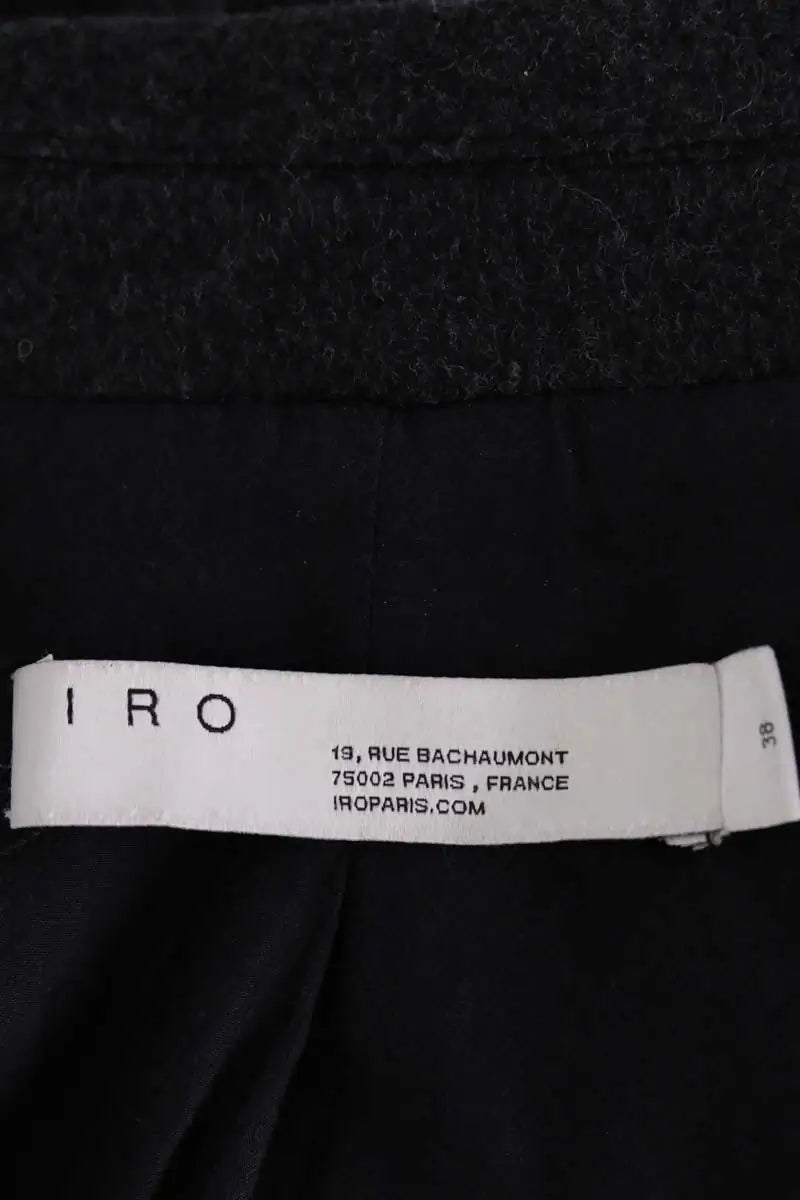 Manteau Iro Gris en Laine