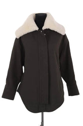 Manteau Iro Kaki en Synthétique, taille M - Seconde Main