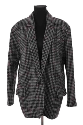 Manteau Isabel Marant Étoile Anthracite en Laine, taille S - Seconde Main