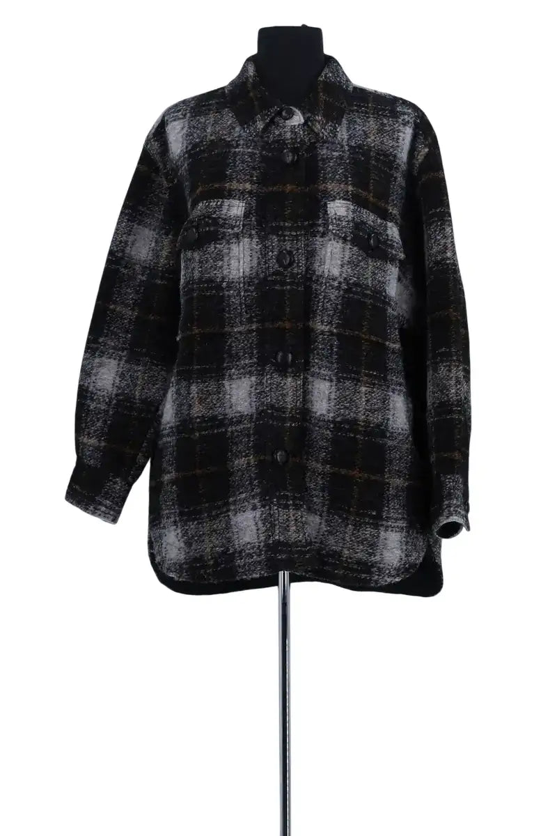 Manteau Isabel Marant Étoile Noir en Coton, taille XS - Seconde Main