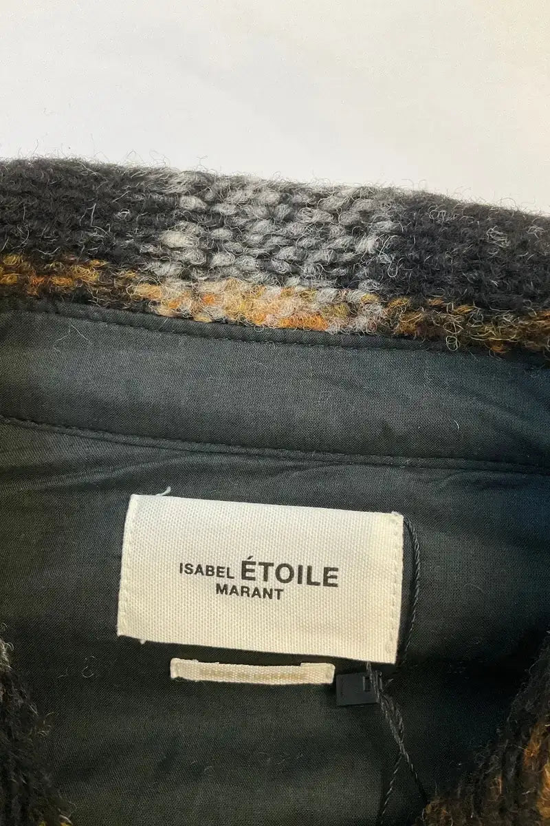 Manteau Isabel Marant Étoile Noir en Coton