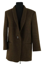 Manteau Isabel Marant Marron en Laine, taille S - Seconde Main