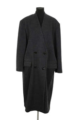 Manteau Isabel Marant Noir en Synthétique, taille M - Seconde Main