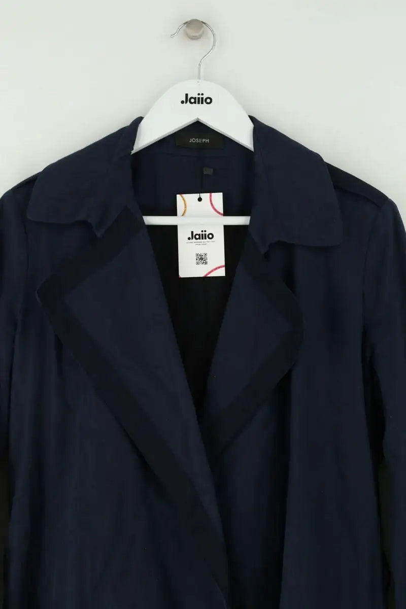 Manteau Joseph Bleu en Coton