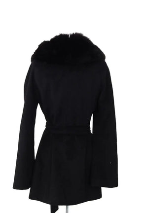 Manteau Joseph Noir en Laine