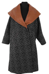 Manteau JW Anderson Noir en Laine, taille XXS - Seconde Main