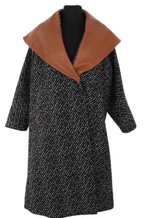 Manteau JW Anderson Noir en Laine, taille XXS - Seconde Main