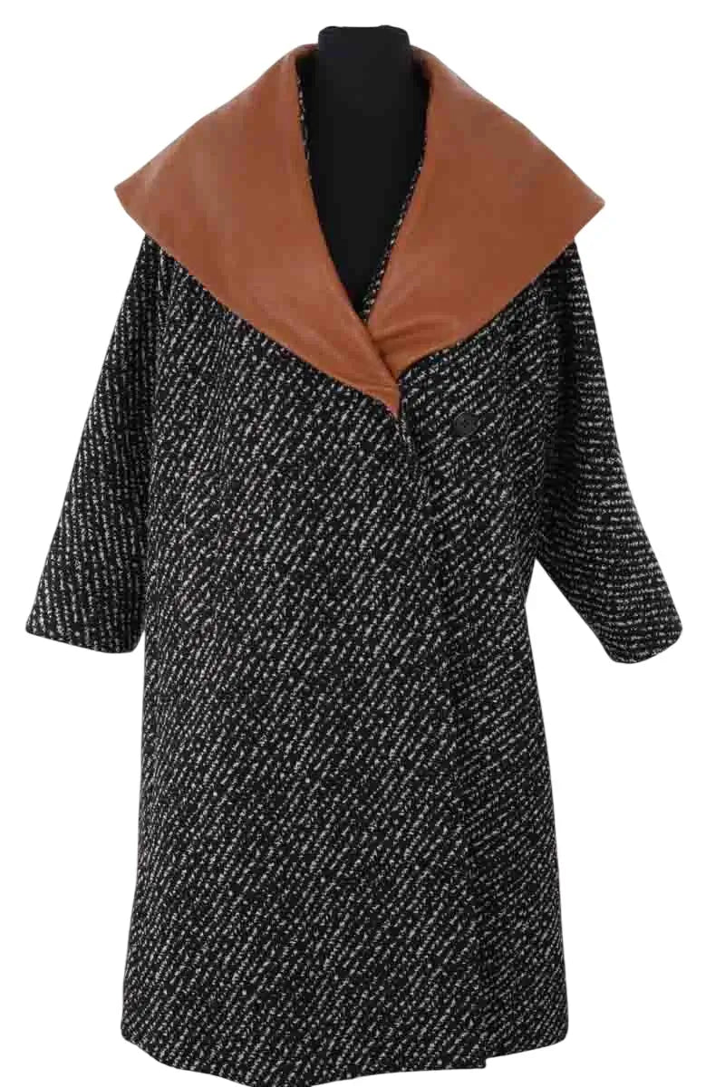 Manteau JW Anderson Noir en Laine, taille XXS - Seconde Main